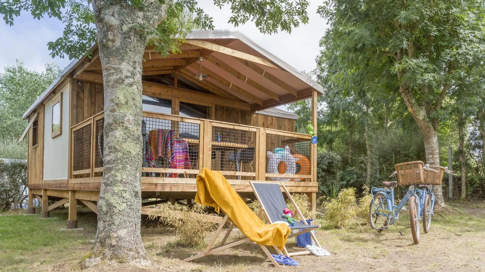 Отель Domaine Residentiel De Plein Air Cap Finistere Пенмарк Кемпинг